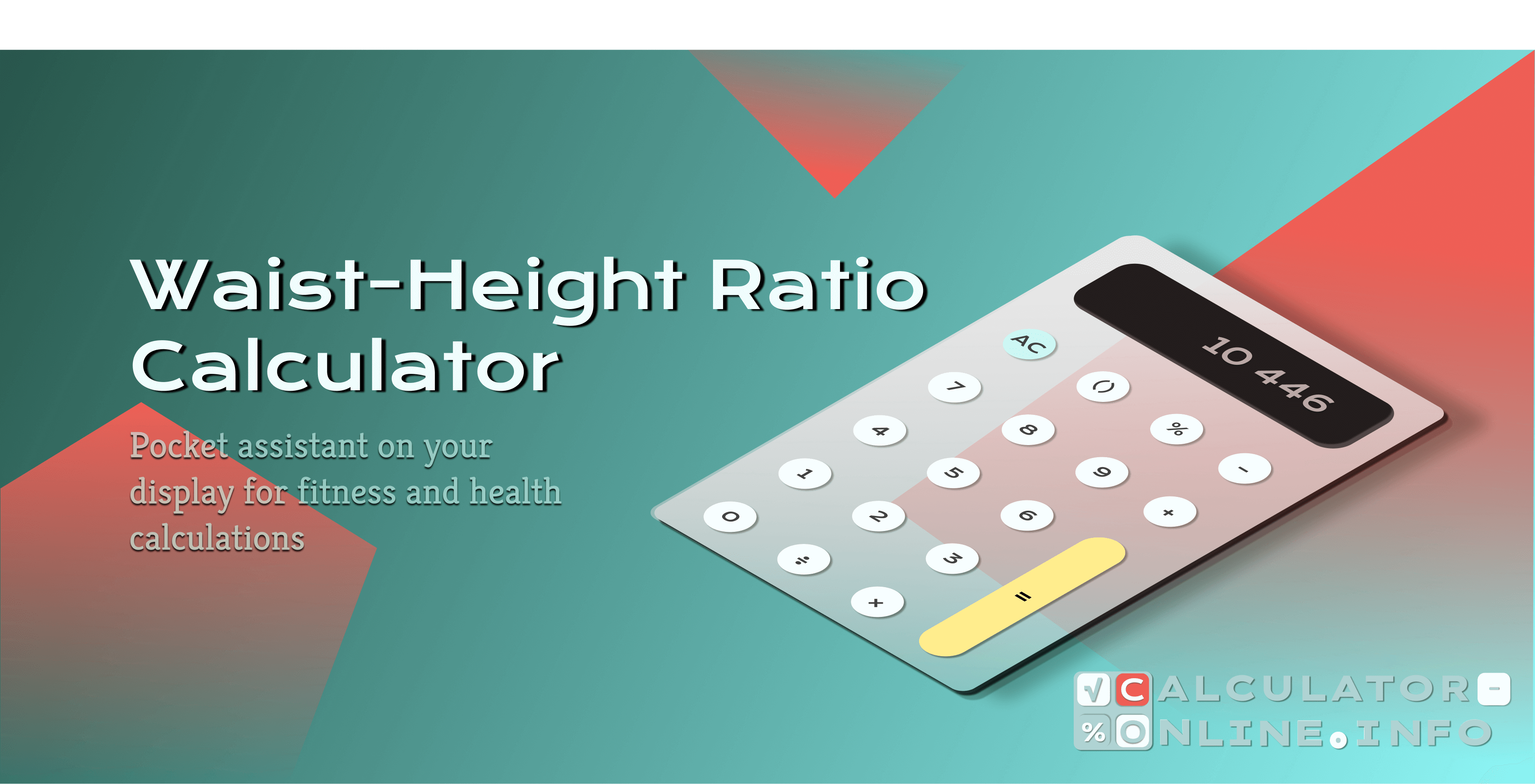 Waist-height ratio calculator | Formula for men and women