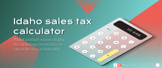 Idaho sales tax calculator